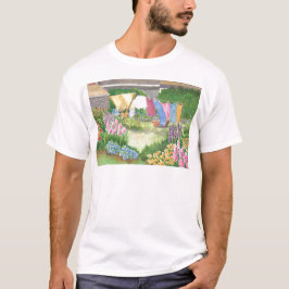 Kathy Tvätt på Monhegan Island Maine Teeshirt T Shirt