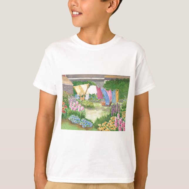 Kathy Tvätt på Monhegan Kids teeshirt Tee (Framsida)