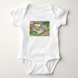 Kathy's Tvätt på Monhegan är jag Baby Body Kostym Tee