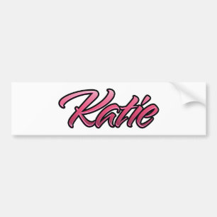Katie faded rosa Aufkleber Sticker Bildekal