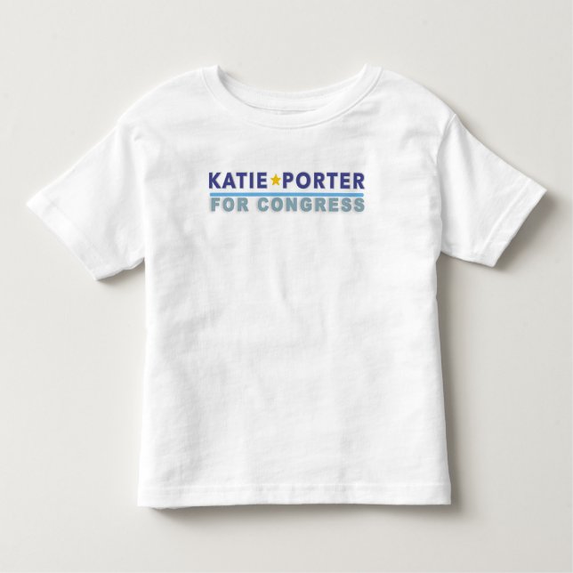 Katie för småbarnutslagsplatsskjorta portvakt för t shirt (Framsida)