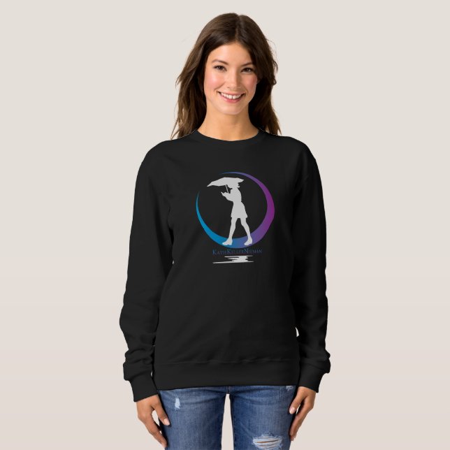 Katie Keller-Nieman Branded Sweatshirt Blue Purple T Shirt (Hel framsida)