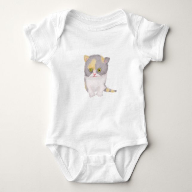 Katie kitten baby bodydress t shirt (Framsida)