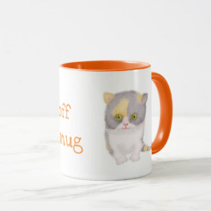 Katie kitten söt personlig mugg