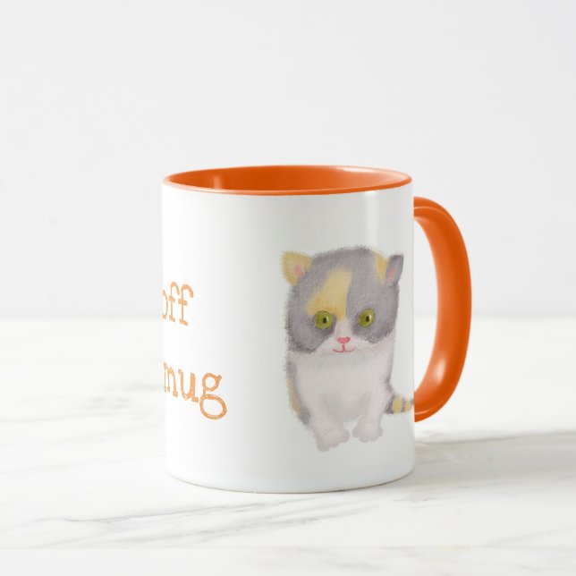 Katie kitten söt personlig mugg (Framsida höger)