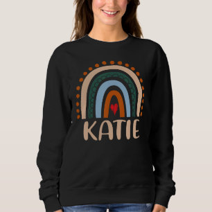 Katie Namn Personlig Funny Women Rainbow Katie T Shirt