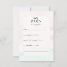 Katie - Pastel Watercolor Bröllop