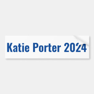 Katie Porter för president 2024 Bildekal