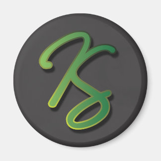 Katie Stodder - Round Magnet (svart)