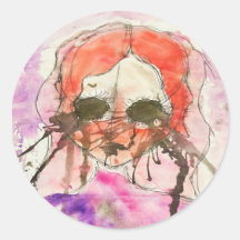 Katies Artwork #2 - Round Sticker