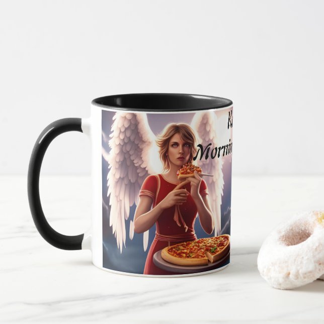 Katies God morgon Caffeine Personlig Anpassade Mugg (Med munk)