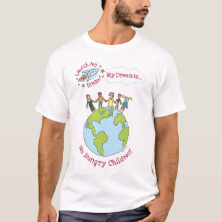 Katies skjorta "för inga hungriga barn" tee shirt