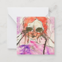 Katies teckning #2 - anteckningskort