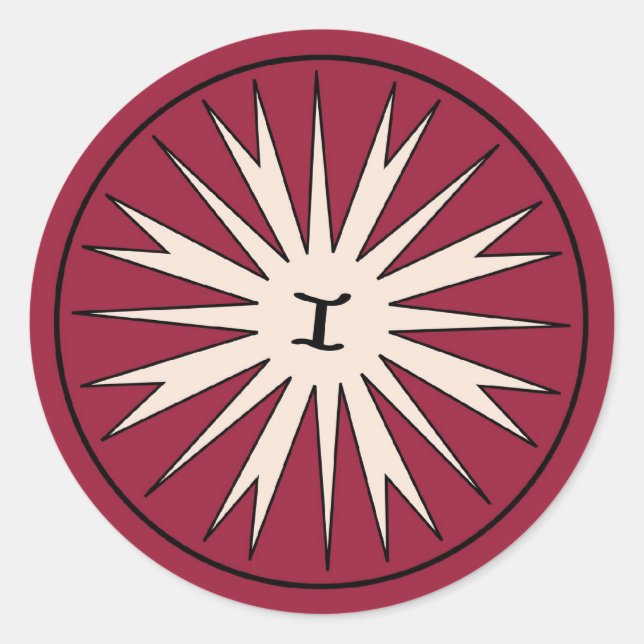 Katipunan Sticker Runt Klistermärke (Framsida)