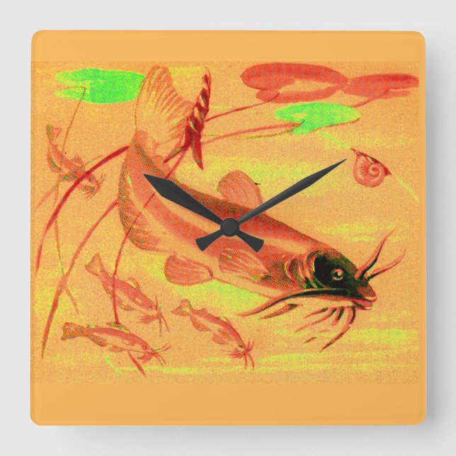 katjon fyrkantig klocka (Framsida)