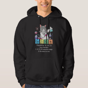 Katjon Oorganisk kemi Vetenskapslärare Puns Hoodie