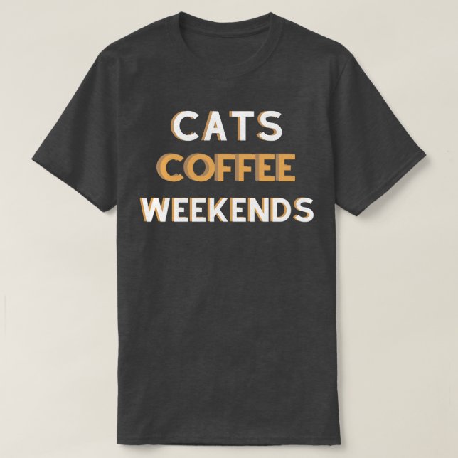 Katkaffe Helg T Shirt (Design framsida)