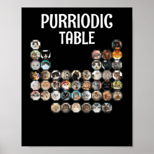Katkemi Pun Periodic Bord Purriodic Poster