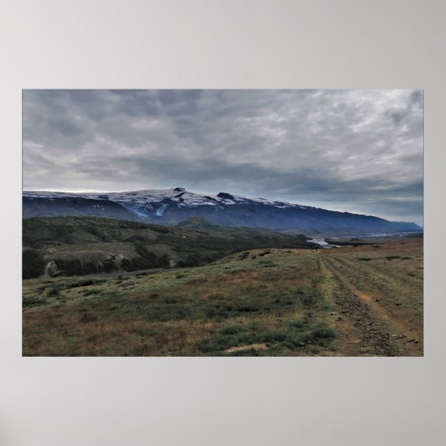 Katla och Thorsmork Valley Poster (Framsidan)