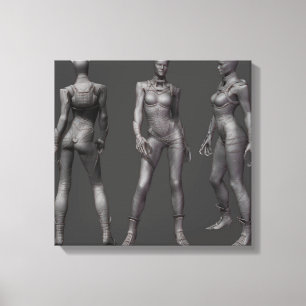 KatLady Alternate Turnround Canvastryck