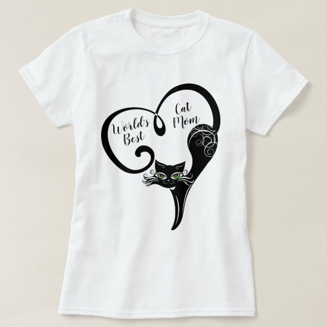 KATLAST | Världens bästa Kat Mamma T Shirt (Design framsida)