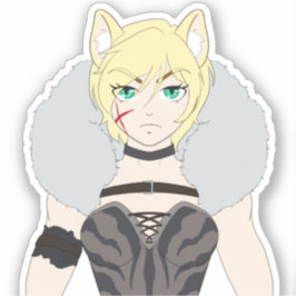 Katlin-chan Klistermärken