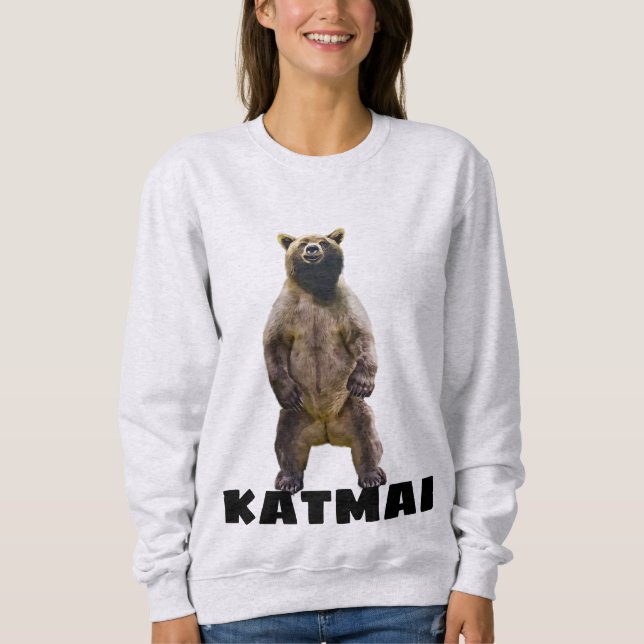 KATMAI ALASKA GRIZZLY BEAR T-SHIRTS (Framsida)