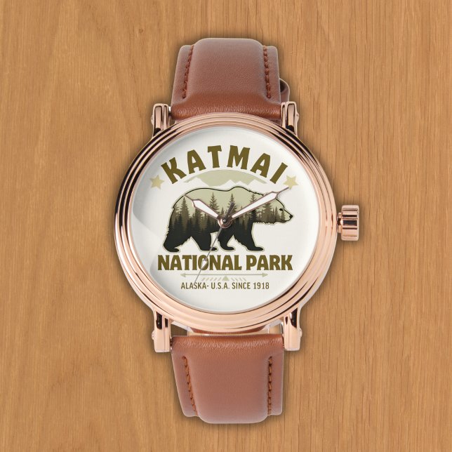Katmai, National Park Alaska: Nature’s Sanctuary Armbandsur (Skapare uppladdad)