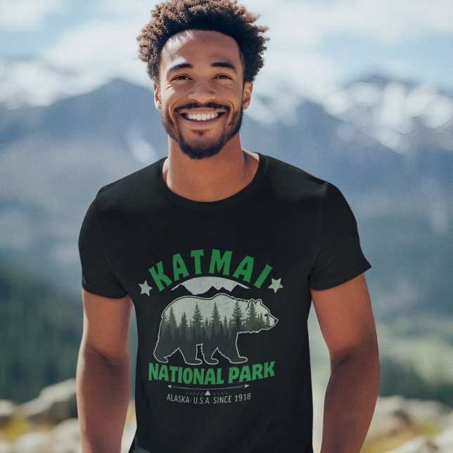 Katmai National Park Alaska Since 1918 T Shirt (Skapare uppladdad)