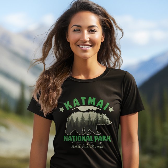 Katmai National Park Alaska Since 1918 T Shirt (Skapare uppladdad)
