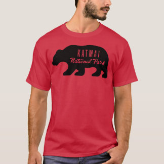 Katmai National Park Bear Black T Shirt