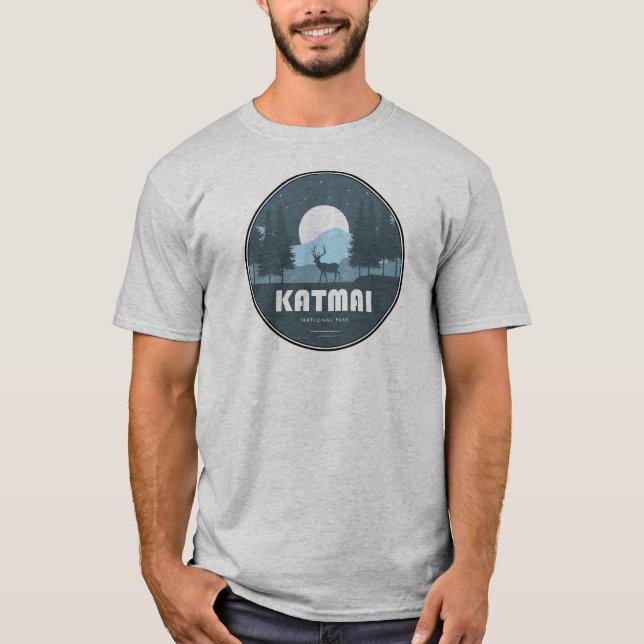 Katmai National Park rådjur T Shirt (Framsida)