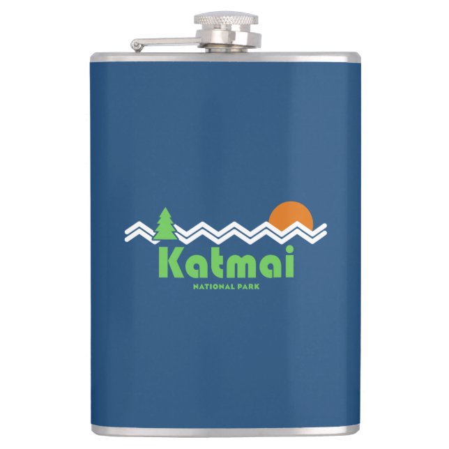 Katmai National Park Retro Fickplunta (Framsidan)