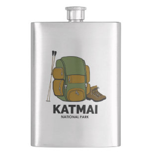 Katmai National Park-ryggsäck Fickplunta
