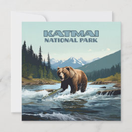 Katmai nationalpark Alaska Bear Brooks River