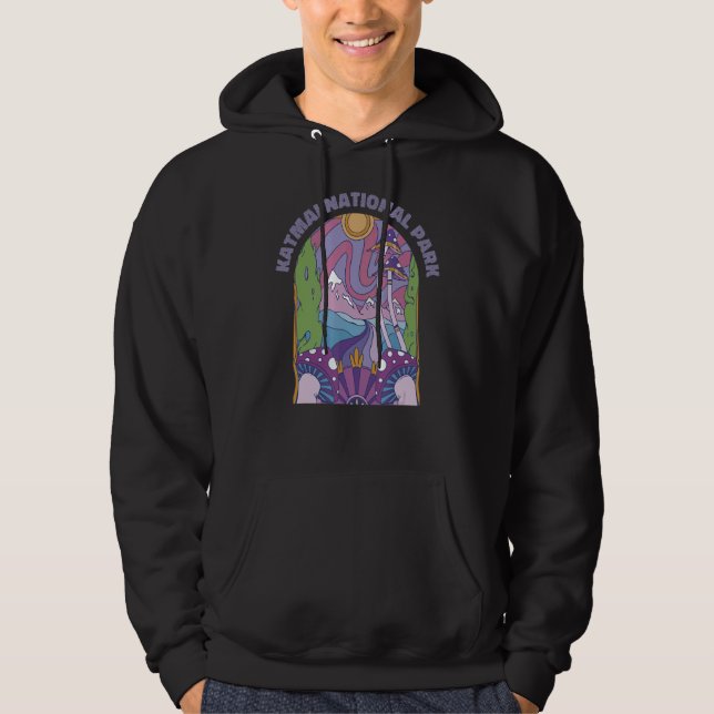 Katmai nationalpark hoodie (Framsida)