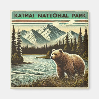 Katmai nationalpark magnet