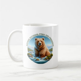 Katmai nationalpark och beskyddare kaffemugg