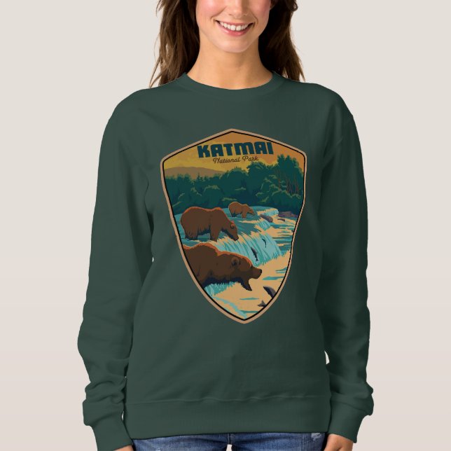 Katmai nationalpark t shirt (Framsida)