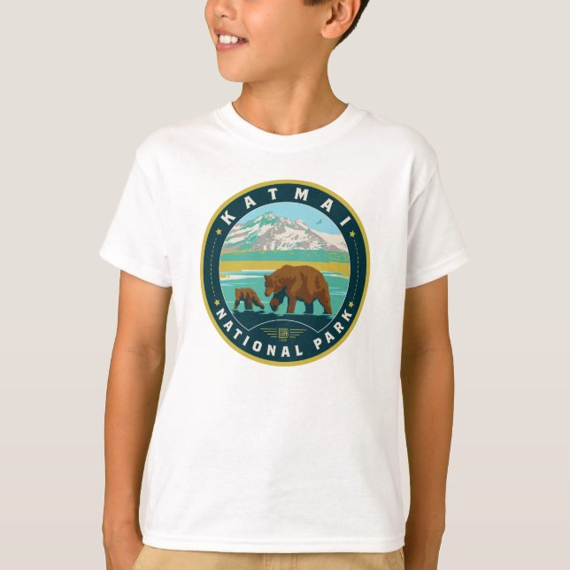 Katmai nationalpark t shirt (Framsida)