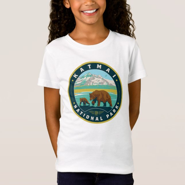 Katmai nationalpark t shirt (Framsida)