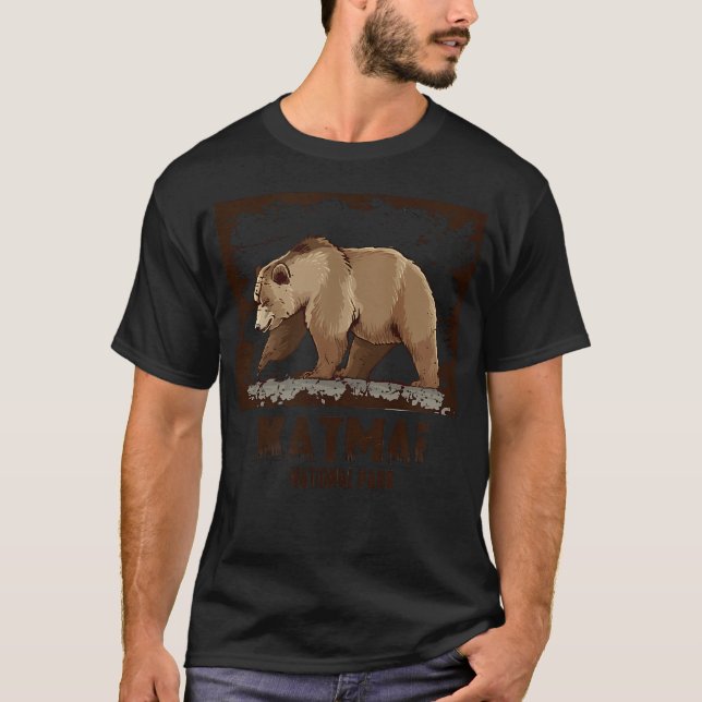 Katmai nationalpark t shirt (Framsida)