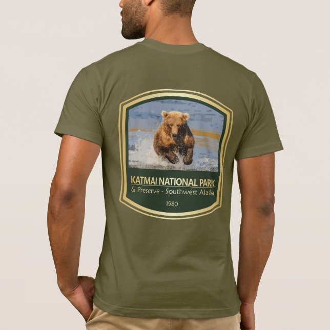 Katmai NP (PF1) T Shirt (Baksida)