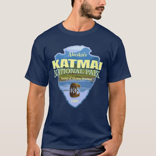 Katmai (pilhuvud) t shirt (Framsida)