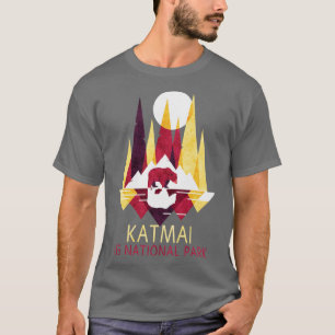 Katmai US National Park Alaska Backacking Camping T Shirt