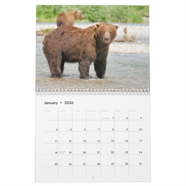 Katmai uthärdar kalendern kalender (Jan 2026)