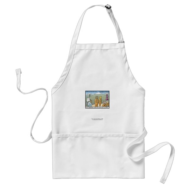 Katmandu & Dogmandu Tecknad Funny Apron Förkläde (Framsidan)