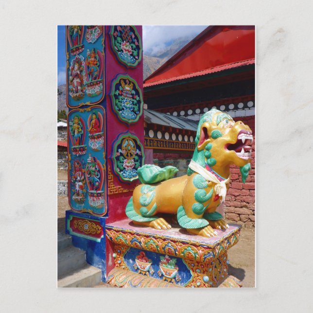 Katmandu Nepal Vykort (Framsida)