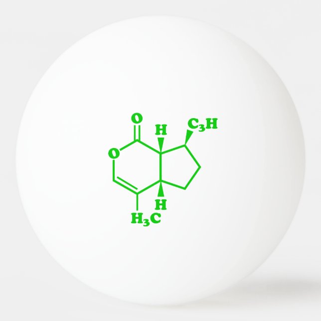 Katnip Nepetalactone Molecular Chemical Formula Pingisboll (Framsidan)