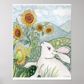 Katniss och solblommor poster